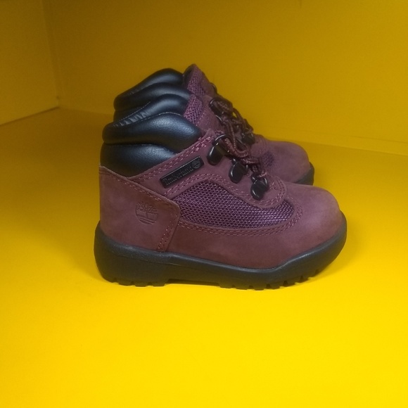 Timberland Other - Toddler Timberland Field Boots Maroon Size 7